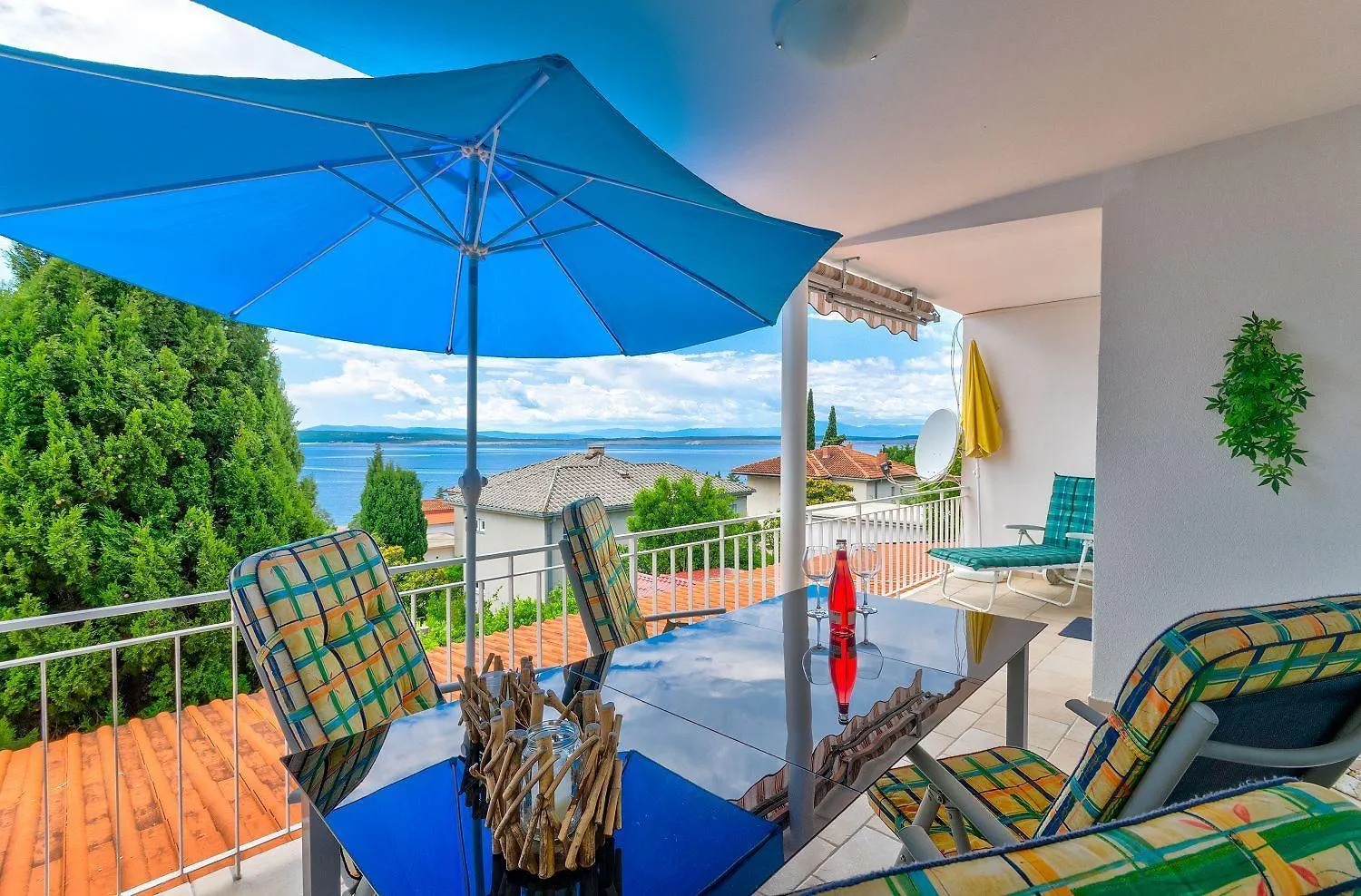 Modernes Apartment Nur 350 Meter Zum Sandstrand Mit Meerblick, Eigenem Liegestuhl, Grill Crikvenica