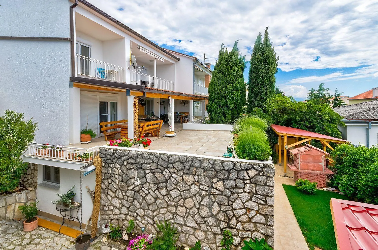 Modernes Apartment Nur 350 Meter Zum Sandstrand Mit Meerblick, Eigenem Liegestuhl, Grill Crikvenica